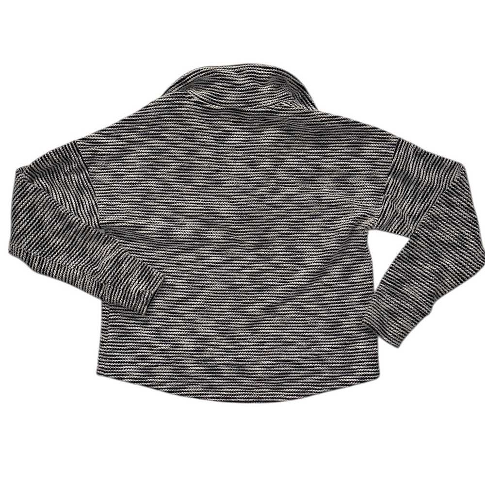 Sweaty Betty | Women’s Black & White Rest Up Half Zip Pullover Sweater ~ Size 4 - Picture 4 of 7